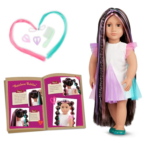 Our Generation – 18-inch Hair Grow Doll – Extendable Braid & Styling Accessories – Pretend Play – Toys for Kids Ages 3 Years Old & Up – Tina from Hair to There Our Generation – 18-inch Hair Grow Doll – Extendable Braid & Styling Accessories – Pretend Play – Toys for Kids Ages 3 Years Old & Up – Tina from Hair to There von Our Generation