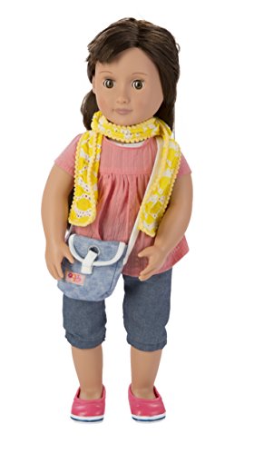 Our Generation 44279 - Reese OG Puppe mit Blumenkleid B, 46 cm von Our Generation