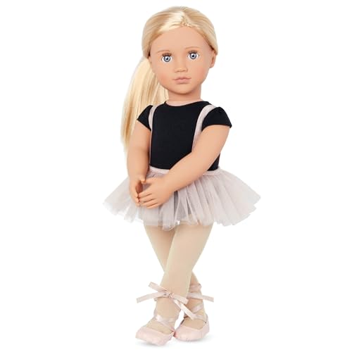 Our Generation – 46 cm Ballerina-Puppe – Blondes Haar & Lila Augen – Ballett Outfit – Rollenspiel – Spielzeug für Kinder ab 3 Jahren – Violet Anna von Our Generation