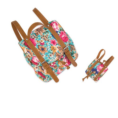 Our Generation 44518 Doll & Girl Floral Knapsack Our Generation 44518 Doll & Girl Floral Knapsack von Our Generation