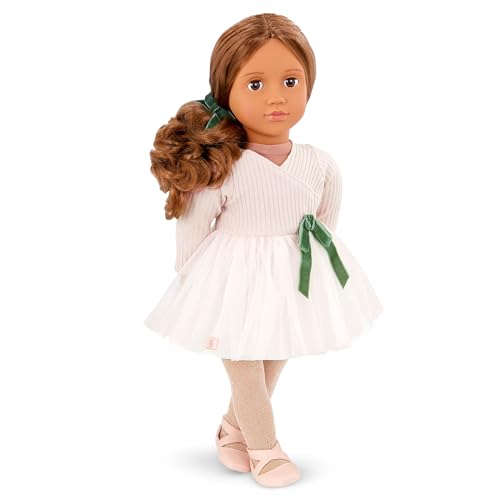 Our Generation – 46 cm Ballerina-Puppe – Gewelltes brünettes Haar & braune Augen – Ballettkleid – Rollenspiel – Spielzeug für Kinder ab 3 Jahren – Carlota Our Generation – 46 cm Ballerina-Puppe – Gewelltes brünettes Haar & braune Augen – Ballettkleid – Rollenspiel – Spielzeug für Kinder ab 3 Jahren – Carlota von Our Generation