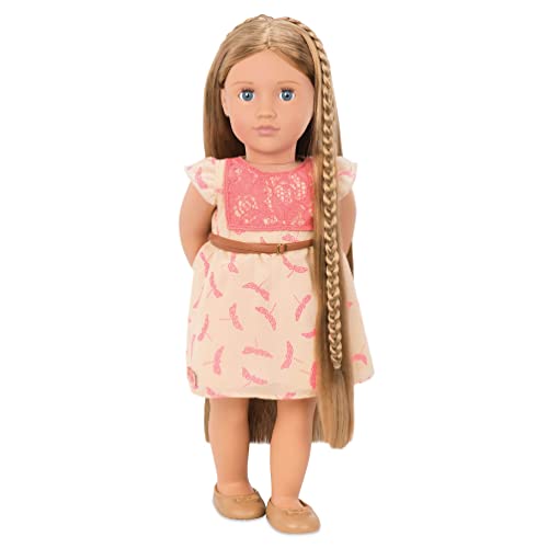 Our Generation – 46 cm Haarspielpuppe – Braune Haare & Blaue Augen – Verlängerbare Zöpfe & Styling-Zubehör – Rollenspiel – Spielzeug für Kinder ab 3 Jahren – Portia Our Generation – 46 cm Haarspielpuppe – Braune Haare & Blaue Augen – Verlängerbare Zöpfe & Styling-Zubehör – Rollenspiel – Spielzeug für Kinder ab 3 Jahren – Portia von Our Generation