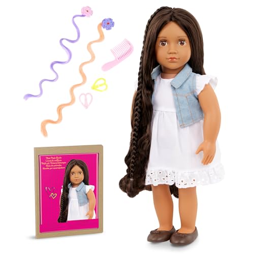 Our Generation 46 cm Puppe - Spielpuppe Perla - verlängeerbare Töpfe - from Hair to There! von Our Generation