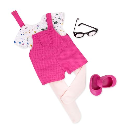 Our Generation – 46 cm Puppenkleidung – Puppenkleidung – T-Shirt mit Farbspritzern – Fantasiespiel – Spielzeug für Kinder ab 3 Jahren – Glücklich in Pink Our Generation – 46 cm Puppenkleidung – Puppenkleidung – T-Shirt mit Farbspritzern – Fantasiespiel – Spielzeug für Kinder ab 3 Jahren – Glücklich in Pink von Our Generation