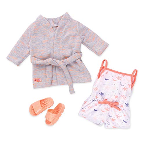 Our Generation – 46 cm Puppenkleidung – Pyjama Outfit – Morgenmantel Accessoire – Rollenspiel – Spielzeug für Kinder ab 3 Jahren – Traum vom Meer von Our Generation