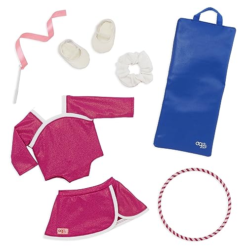 Our Generation – 46 cm Puppenkleidung – Turnerin Outfit – Turnzubehör – Rollenspiel – Spielzeug für Kinder ab 3 Jahren – Hula Hoop Our Generation – 46 cm Puppenkleidung – Turnerin Outfit – Turnzubehör – Rollenspiel – Spielzeug für Kinder ab 3 Jahren – Hula Hoop von Our Generation