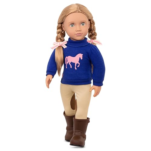 Our Generation – 46 cm Reitpuppe – Blondes Haar & grüne Augen – Puppenkleidung zum Reiten – Fantasiespiel – Spielzeug für Kinder ab 3 Jahren – Montana Faye Our Generation – 46 cm Reitpuppe – Blondes Haar & grüne Augen – Puppenkleidung zum Reiten – Fantasiespiel – Spielzeug für Kinder ab 3 Jahren – Montana Faye von Our Generation