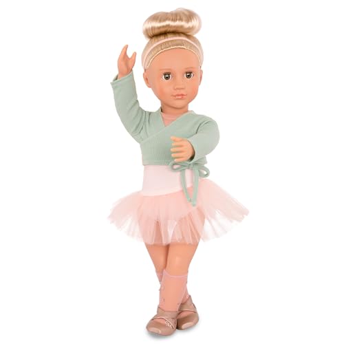 Our Generation – 46 cm große Ballerina-Puppe – lebensechte grüne Augen und Blonde Haare – rosa Ballettkleid und Shrug-Outfit – Fantasiespiel – Spielzeug für Kinder ab 3 Jahren – Viola Our Generation – 46 cm große Ballerina-Puppe – lebensechte grüne Augen und Blonde Haare – rosa Ballettkleid und Shrug-Outfit – Fantasiespiel – Spielzeug für Kinder ab 3 Jahren – Viola von Our Generation
