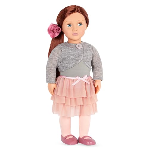 Our Generation – 46 cm Puppe – Braunes Haar & Blaue Augen – Mode-Accessoires – Puppenkleidung mit Rüschenrock – Spielzeug für Kinder ab 3 Jahren – Ayla von Our Generation