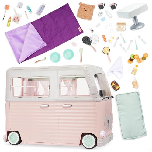 Our Generation – 58Pc Camper Playset – Toy Vehicle with Electronics – 18-inch Doll Accessories – Pretend Play – Kids Ages 3 & Up – RV Country Cruising Our Generation – 58Pc Camper Playset – Toy Vehicle with Electronics – 18-inch Doll Accessories – Pretend Play – Kids Ages 3 & Up – RV Country Cruising von Our Generation
