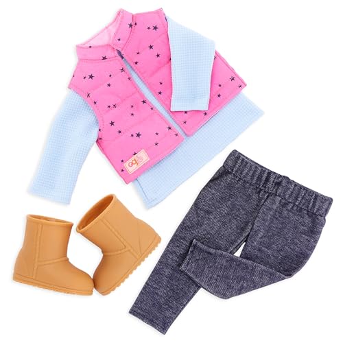 Our Generation BD30209Z 44453 Vest & Jeggings Outfit, 4 Jahre to 10 Jahre, 18 inch / 46 cm Our Generation BD30209Z 44453 Vest & Jeggings Outfit, 4 Jahre to 10 Jahre, 18 inch / 46 cm von Our Generation