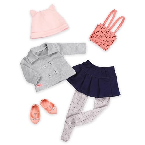 Our Generation - Outfit Deluxe - Graue Jacke mit Rock von Our Generation