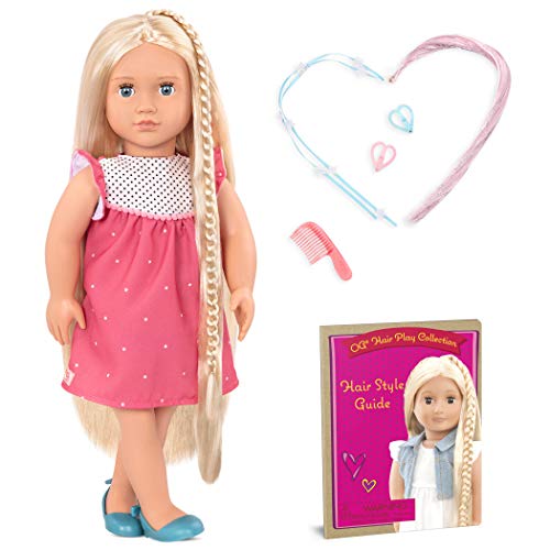 Our Generation - Haarstyling Puppe Hayley Blonde Haare mit pinkem Kleid von Our Generation