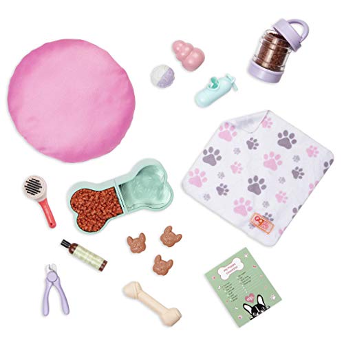 Our Generation Paw Paradise Set - Pet Puppy Accessory Kit for 45.7 cm Dolls - 15 Piece Pet Care Accessory Set von Our Generation