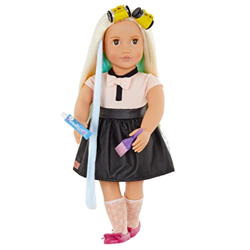 Our Generation – Haarstyling-Set – Puppenzubehör (46 cm) – Haartrockner, Haarspangen, Haarverlängerung – Fantasiespiel – Spielzeug für Kinder ab 3 Jahren – Highlight My Day Our Generation – Haarstyling-Set – Puppenzubehör (46 cm) – Haartrockner, Haarspangen, Haarverlängerung – Fantasiespiel – Spielzeug für Kinder ab 3 Jahren – Highlight My Day von Our Generation