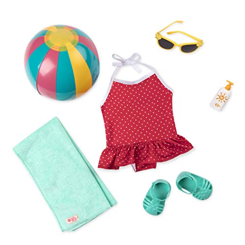 Our Generation BD60044Z Outfit Badeanzug Retro Pünktchen Our Generation BD60044Z Outfit Badeanzug Retro Pünktchen von Our Generation