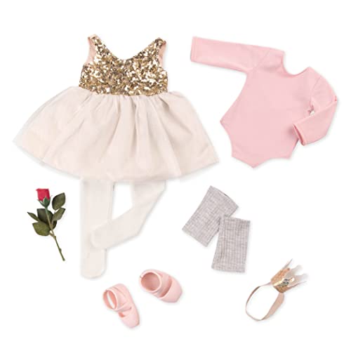 Our Generation – Ballettoutfit – Paillettenkleid und Trikot – Puppenkleidung mit 46 cm Länge – Fantasiespiel – Spielzeug für Kinder ab 3 Jahren – Premiere Our Generation – Ballettoutfit – Paillettenkleid und Trikot – Puppenkleidung mit 46 cm Länge – Fantasiespiel – Spielzeug für Kinder ab 3 Jahren – Premiere von Our Generation