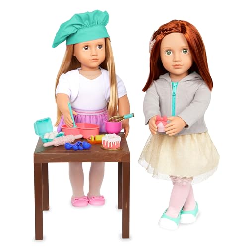 Our Generation Brilliant Baker Set – Zubehör für 46 cm Puppen – Backset mit Kuchen, Keksen, Cupcakes, Tortenständer, Zutaten und Werkzeugen – kompatibel mit den meisten 46 cm Puppen Our Generation Brilliant Baker Set – Zubehör für 46 cm Puppen – Backset mit Kuchen, Keksen, Cupcakes, Tortenständer, Zutaten und Werkzeugen – kompatibel mit den meisten 46 cm Puppen von Our Generation