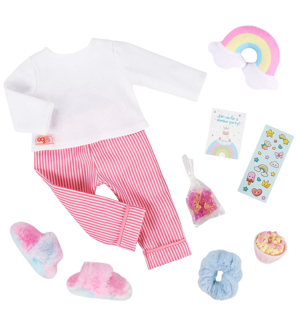 Our Generation Deluxe Puppenkleidung - Regenbogen-Pyjama - Our Generation - One Size - Puppenkleidung Our Generation Deluxe Puppenkleidung - Regenbogen-Pyjama - Our Generation - One Size - Puppenkleidung von Our Generation