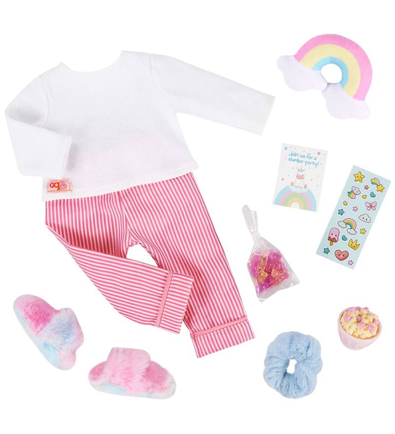 Our Generation Deluxe Puppenkleidung - Regenbogen-Pyjama - Our Generation - One Size - Puppenkleidung Our Generation Deluxe Puppenkleidung - Regenbogen-Pyjama - Our Generation - One Size - Puppenkleidung von Our Generation