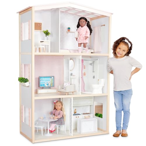 Our Generation – Dollhouse Playset – 18-inch Doll Accessories – Movable Furniture Pieces – Bedroom, Kitchen, Bathroom & More – Pretend Play Toys for Kids Ages 3 & Up – OG Sweet Home von Our Generation