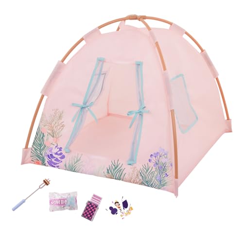Our Generation – Heißer-Kakao-Stand – Spiellebensmittelset – Puppenzubehör (46 cm) – Fantasiespiel – Spielzeug für Kinder ab 3 Jahren – Choco-Tastic-Stand von Our Generation