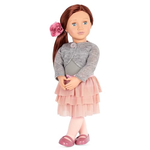 Our Generation – 46 cm Puppe – Braunes Haar & Blaue Augen – Mode-Accessoires – Puppenkleidung mit Rüschenrock – Spielzeug für Kinder ab 3 Jahren – Ayla von Our Generation