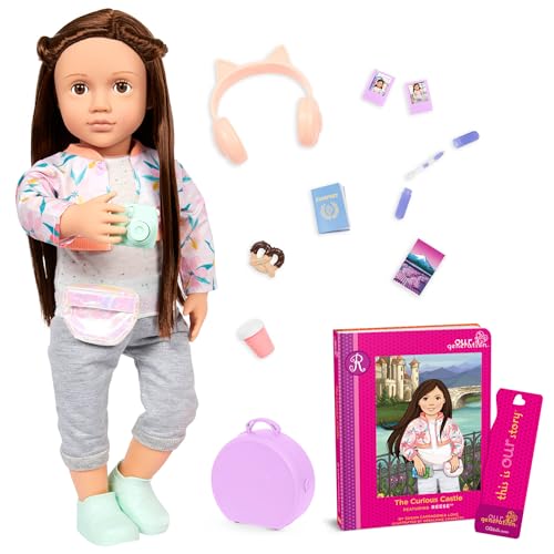 Our Generation – Posable 18-inch Doll – Lifelike Brown Eyes & Long Brown Hair – Carry-on Luggage & Travel Accessories – Pretend Play – Toys for Kids Ages 3 & Up – Reese Our Generation – Posable 18-inch Doll – Lifelike Brown Eyes & Long Brown Hair – Carry-on Luggage & Travel Accessories – Pretend Play – Toys for Kids Ages 3 & Up – Reese von Our Generation