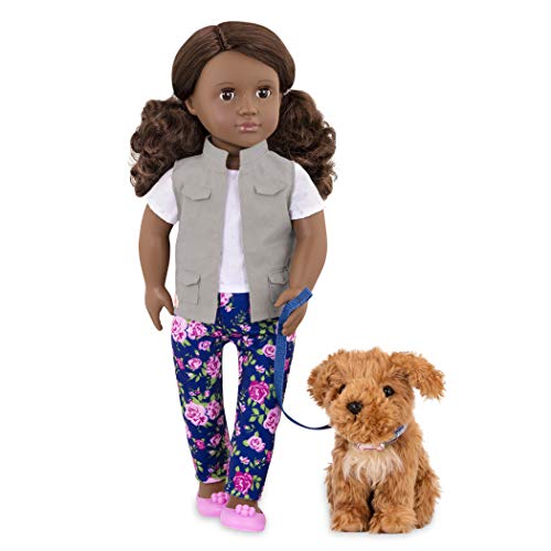 Our Generation Puppe Malia mit Hund 46 cm, BD31202C1Z von Our Generation