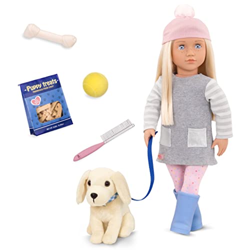 Our Generation - Puppe Meagan mit Golden Retriver Hund 46cm, Bunt, BD31242C1Z Our Generation - Puppe Meagan mit Golden Retriver Hund 46cm, Bunt, BD31242C1Z von Our Generation
