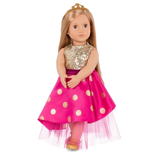 Our Generation – 46 cm Puppe – Blondes Haar & braune Augen – Puppenkleidung & Tiara – Fantasiespiel – Spielzeug für Kinder ab 3 Jahren – Sarah von Our Generation