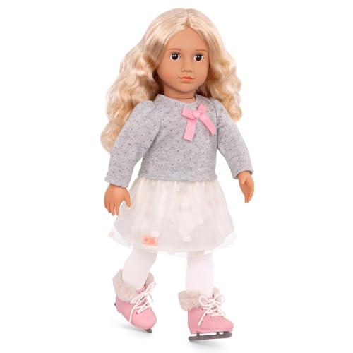 Our Generation Puppe Tess 46cm | BD31270 | Eiskunstläuferin mit warmen braunen Augen, blondem Haar und Schlittschuhen | Für den perfekten Winterzauber | Empfohlen ab 3 Jahren Our Generation Puppe Tess 46cm | BD31270 | Eiskunstläuferin mit warmen braunen Augen, blondem Haar und Schlittschuhen | Für den perfekten Winterzauber | Empfohlen ab 3 Jahren von Our Generation