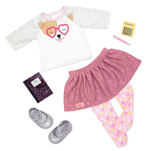 Our Generation - Puppen Outfit Schülerin mit Taschenrechner von Our Generation