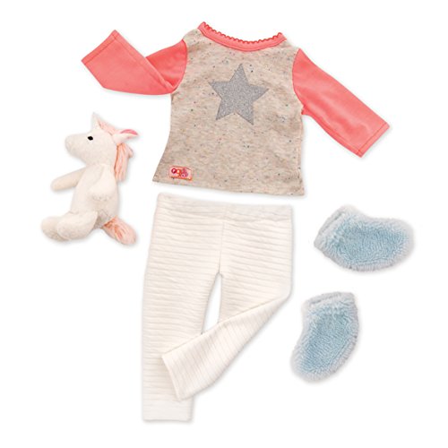 Our Generation – Pyjama Outfit – Einhorn-Stofftier – 46 cm Puppenkleidung – Rollenspiel – Spielzeug für Kinder ab 3 Jahren – Einhorn Träume Our Generation – Pyjama Outfit – Einhorn-Stofftier – 46 cm Puppenkleidung – Rollenspiel – Spielzeug für Kinder ab 3 Jahren – Einhorn Träume von Our Generation