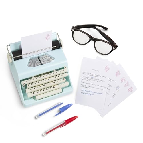 Our Generation Spielzeug-Schreibmaschine - 46 cm Puppenzubehör - Vintage-Spielzeug, Fantasiespiel, Spielzeug für Kinder ab 3 Jahren - Write On Cue! von Our Generation