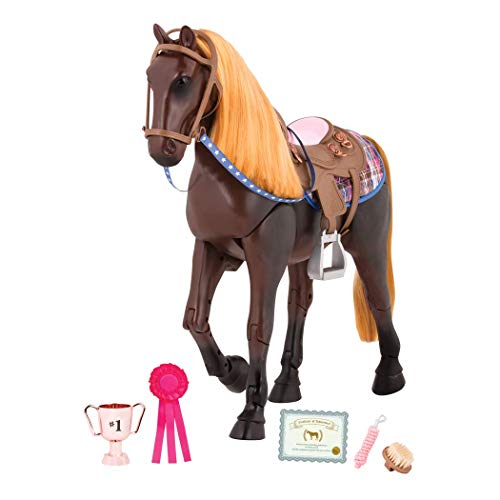 Our Generation - Thoroughbred Pferd - bewegliche Beine für Puppe 46 cm von Our Generation