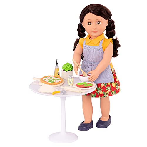 Our Generation – Pizza-Set für Puppen – Spielzeug-Essen – Zubehör zum Pizza backen – für 46 cm Puppen – Spielzeug für Kinder ab 3 Jahren – Tasty Toppings von Our Generation