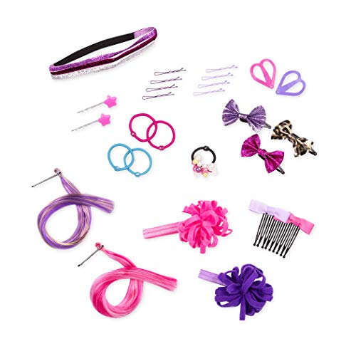 Our Generation – Haarspangen & Haargummis – Haarverlängerung – 46 cm Puppenzubehör – Fantasiespiel – Spielzeug für Kinder ab 3 Jahren – Rock N' Sweet Hair Set Our Generation – Haarspangen & Haargummis – Haarverlängerung – 46 cm Puppenzubehör – Fantasiespiel – Spielzeug für Kinder ab 3 Jahren – Rock N' Sweet Hair Set von Our Generation