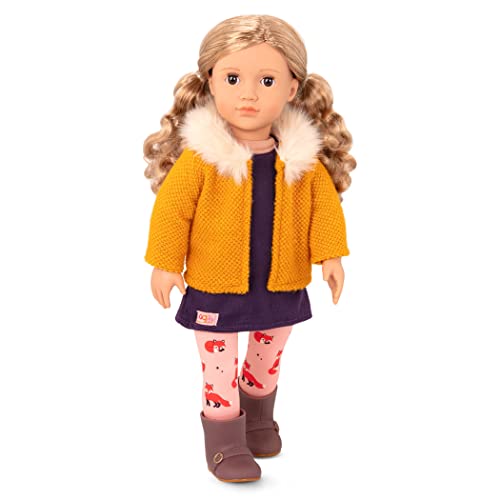 Our Generation – 46 cm Fashion Puppe – Blondes Haar & braune Augen – Outdoor-Outfit – Rollenspiel – Spielzeug für Kinder ab 3 Jahren – Florence von Our Generation