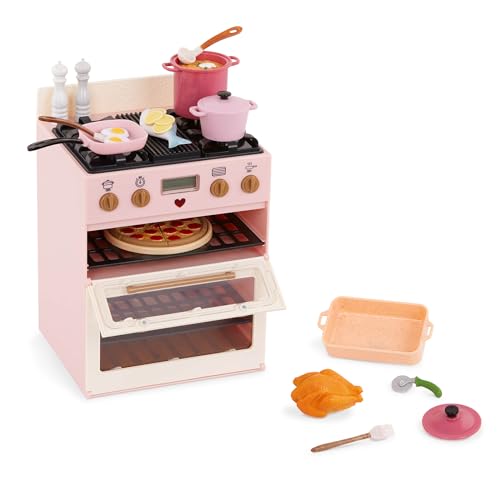 Our Generation – pielküchen-Set mit Licht- & Soundeffekten – Mit 22 Zubehörteilen für Back- & Kochabenteuer – Perfekt für 46 cm Puppen – Make & Bake Stove Our Generation – pielküchen-Set mit Licht- & Soundeffekten – Mit 22 Zubehörteilen für Back- & Kochabenteuer – Perfekt für 46 cm Puppen – Make & Bake Stove von Our Generation