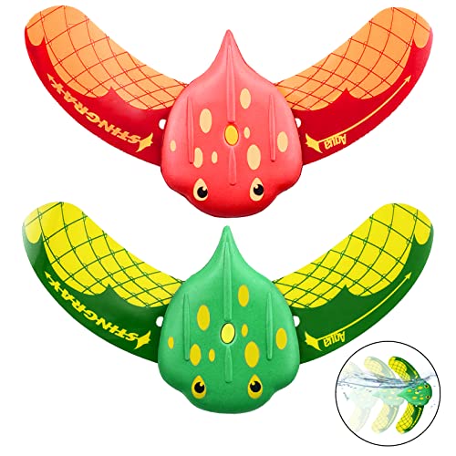 Ourdort Tauchspielzeug,Tauch Spielzeug Fische,Wasserspielzeug, Unterwasser Glider,Kinder Pool Tauchen Spielzeug,Teufel Fisch -Schwimmbad Spielzeug Ourdort Tauchspielzeug,Tauch Spielzeug Fische,Wasserspielzeug, Unterwasser Glider,Kinder Pool Tauchen Spielzeug,Teufel Fisch -Schwimmbad Spielzeug von Ourdort