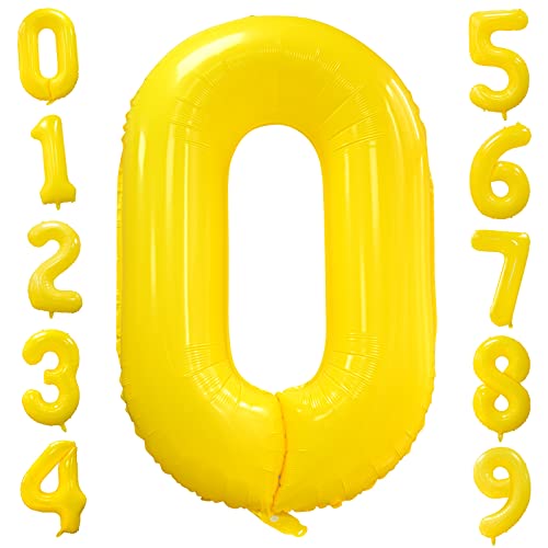Folienballons Zahl 0 Gelb 101cm Groß Zitronengelb Luftballon Geburtstag 40 Zoll Zahlenballons 0 Geburtstagsballon Helium Ballon für Mädchen Junge Gelbe Zahlenballon Mädchen Party Jubiläums Party Deko Folienballons Zahl 0 Gelb 101cm Groß Zitronengelb Luftballon Geburtstag 40 Zoll Zahlenballons 0 Geburtstagsballon Helium Ballon für Mädchen Junge Gelbe Zahlenballon Mädchen Party Jubiläums Party Deko von Ousuga