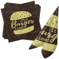 Papierservietten "Its Burger Time", 20er Pack von Out of the blue KG