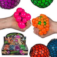 Quetsch-Bälle im Netz, Großpack, 12 Stk.