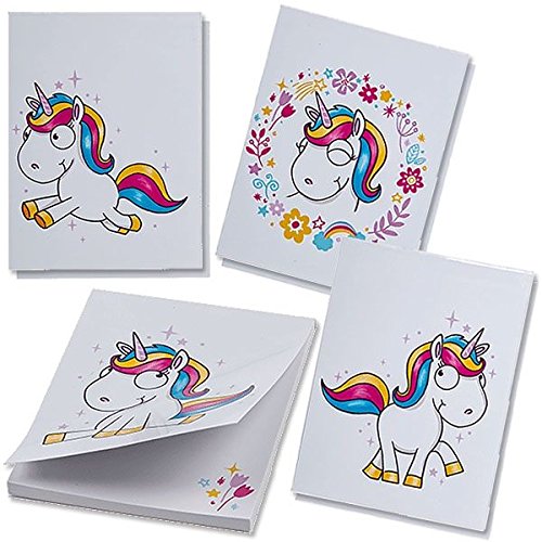 Einhorn Notizblöckchen, 1 STK, 6x8cm Einhorn Notizblöckchen, 1 STK, 6x8cm von Out of the blue