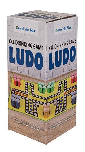 Out of the Blue 79/4022 - XXL-Trinkspiel Ludo, mit 16 Trinkbechern und Schaumwürfel, Becher für ca. 300 ml, Spielfläche ca. 90 x 90 cm, im Geschenkkarton Out of the Blue 79/4022 - XXL-Trinkspiel Ludo, mit 16 Trinkbechern und Schaumwürfel, Becher für ca. 300 ml, Spielfläche ca. 90 x 90 cm, im Geschenkkarton von Out of the blue