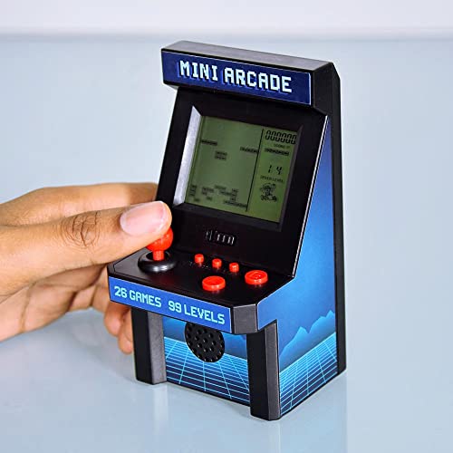 Out of the blue Mini Arcade Spielautomat Retro mit 26 Spielen, Spielkonsole Spielen Spielzeug von Out of the blue
