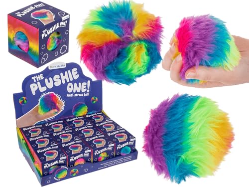 Out of the blue Plüsch-Quetsch-Ball, Regenbogen, 7,5 cm, aus Polyester and PU, in Geschenkverpackung. 12 Stück im Display Out of the blue Plüsch-Quetsch-Ball, Regenbogen, 7,5 cm, aus Polyester and PU, in Geschenkverpackung. 12 Stück im Display von Out of the blue