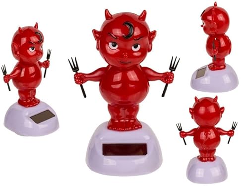 Out of the blue Solar Teufelchen Bewegliche Figur, Baby Teufel mit Solarzelle Wackelkopffigur Out of the blue Solar Teufelchen Bewegliche Figur, Baby Teufel mit Solarzelle Wackelkopffigur von Out of the blue