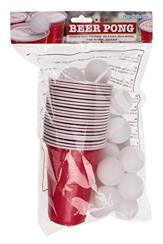 Out of the blue Trinkspiel/Beer Pong / 15 Kugeln und 22 Becher à 550 ml/Material: Kunststoff Out of the blue Trinkspiel/Beer Pong / 15 Kugeln und 22 Becher à 550 ml/Material: Kunststoff von Out of the blue